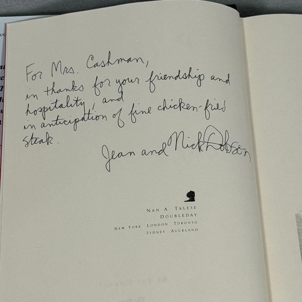 Vintage 1995 Signed First Edition Beach Music Pat Conroy HC DJ Inscribed